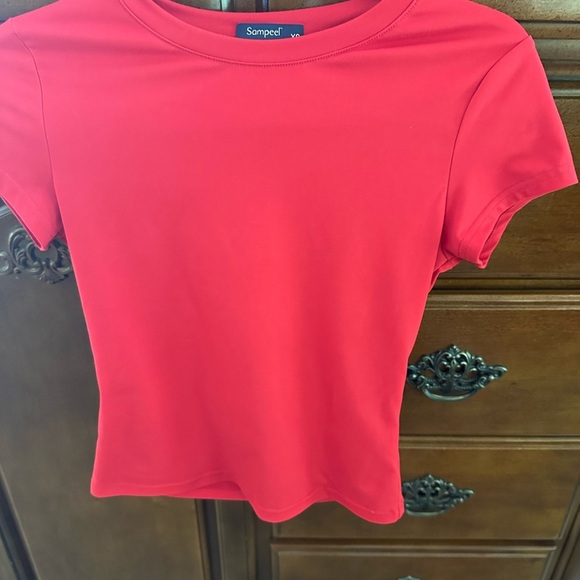 Women's Red Top by Sampeel. - Picture 1 of 6